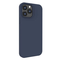 Husa iPhone 13 Pro Max Lemontti Liquid Silicon Dark Blue