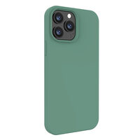 Husa iPhone 13 Pro Max Lemontti Liquid Silicon Forest Green