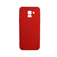 Husa Samsung Galaxy J6 (2018) Lemontti Silicon Silky Rosu