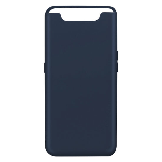 Husa Samsung Galaxy A80 / A90 4G Lemontti Silicon Silky Albastru Inchis