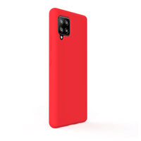 Husa Samsung Galaxy A42 5G Lemontti Liquid Silicon Red