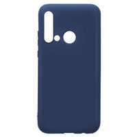 Husa Huawei P20 Lite 2019 / Nova 5i Lemontti Silicon Silky Albastru Inchis