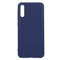 Husa Samsung Galaxy A70 Lemontti Silicon Silky Albastru Inchis