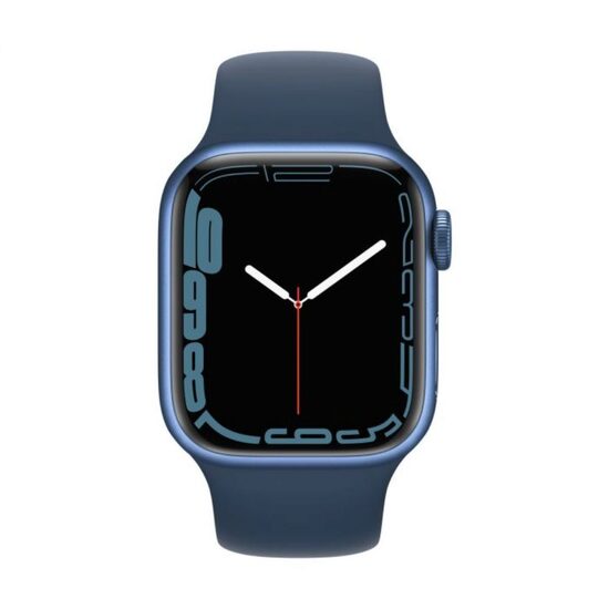 Apple Watch 7, GPS, Carcasa Blue Aluminium 41mm, Abyss Blue Sport Band
