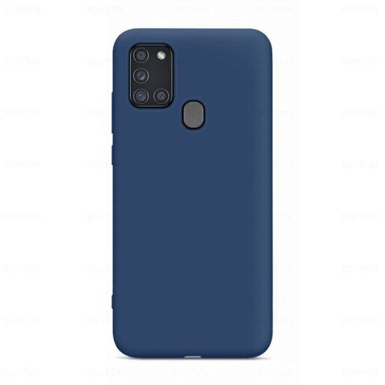 Husa Samsung Galaxy A21s Lemontti Silicon Albastru