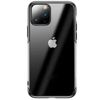 Husa iPhone 11 Pro Max Baseus Silicon Shining Black