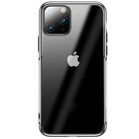 Husa iPhone 11 Pro Max Baseus Silicon Shining Silver