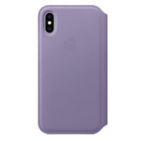 Husa Original iPhone X / XS Apple Leather Folio Lilac
