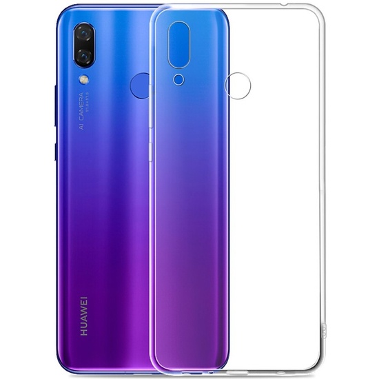 Husa Huawei P Smart (2019) Lemontti Silicon Transparent