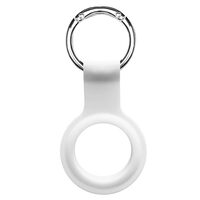 Husa AirTag Devia Silicon Key Ring White