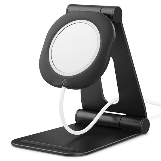 Suport Pliabil Spigen Magfit "S" cu Incarcare MagSafe Apple Black