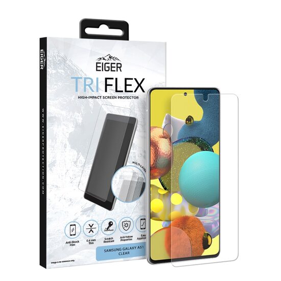 Folie Samsung Galaxy A51 / A51 5G Eiger Clear Tri Flex