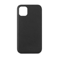 Husa iPhone 11 Pro Meleovo Saffiano Magnetic Black (placuta metalica integrata)