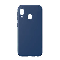 Husa Samsung Galaxy A20e Lemontti Silicon Soft Slim Dark Blue