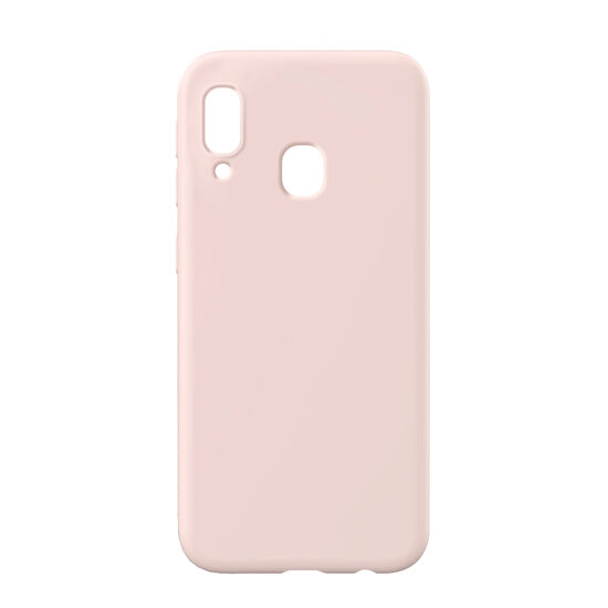 Husa Samsung Galaxy A20e Lemontti Silicon Soft Slim Pink Sand