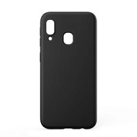 Husa Samsung Galaxy A20e Lemontti Silicon Soft Slim Black
