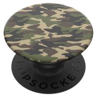 Suport universal de telefon si tableta PopSockets ,accesoriu PopGrip Woodland Camo