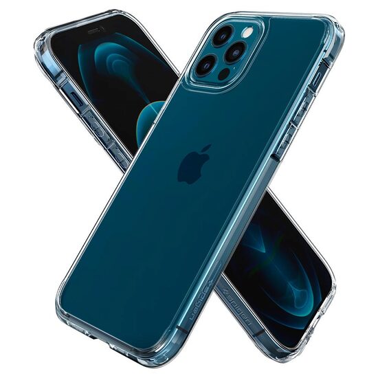 Husa iPhone 12 / 12 Pro Spigen Ultra Hybrid Crystal Clear