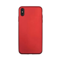 Husa iPhone XS Max Just Must Silicon Lanker Red