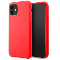 Husa iPhone 12 Mini Lemontti Silicone Lite Rosu