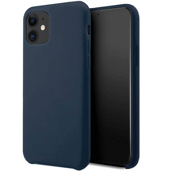Husa iPhone 12 Mini Lemontti Silicone Lite Bleumarin