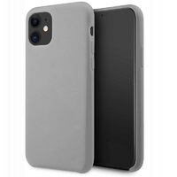 Husa iPhone 12 Mini Lemontti Silicone Lite Gri