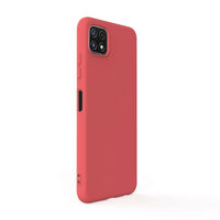 Husa Samsung Galaxy A22 5G Lemontti Silicon Soft Slim Santa Red