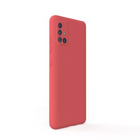 Husa Samsung Galaxy A51 4G Lemontti Silicon Soft Slim Santa Red