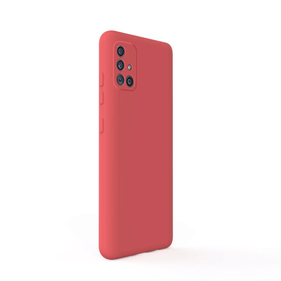 Husa Samsung Galaxy A51 4G Lemontti Silicon Soft Slim Santa Red