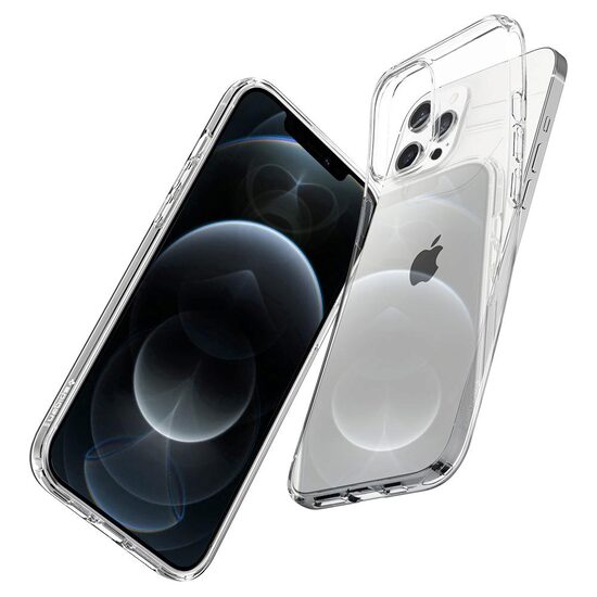 Husa iPhone 12 Pro Max Spigen Liquid Crystal Crystal Clear