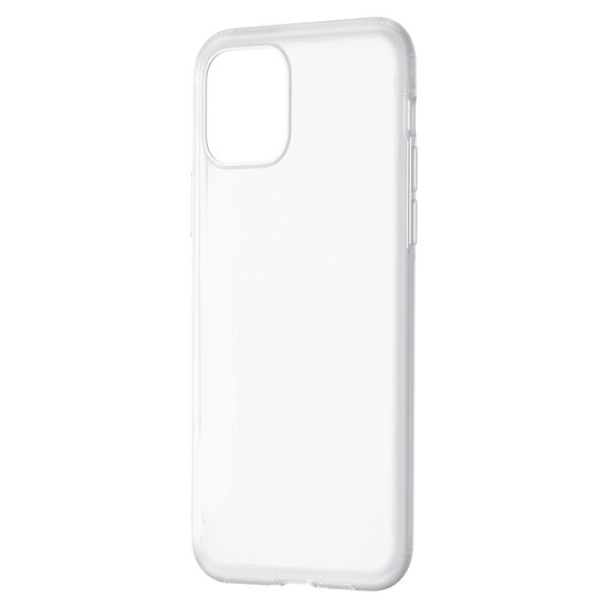 Husa iPhone 11 Pro Max Baseus Liquid Silica Gel Protective Clear White