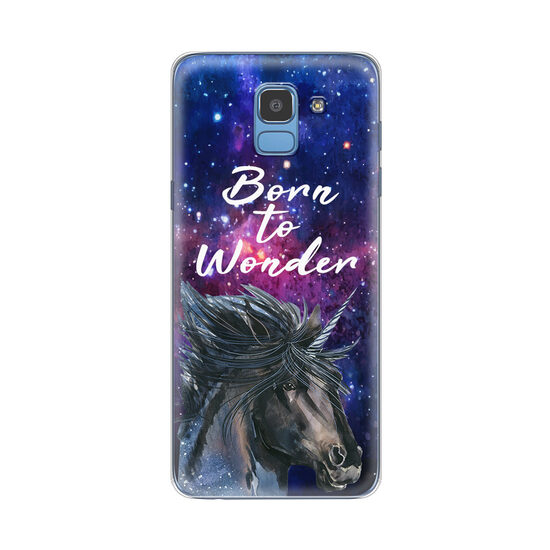 Husa Samsung Galaxy J6 (2018) Lemontti Silicon Art Born To Wonder