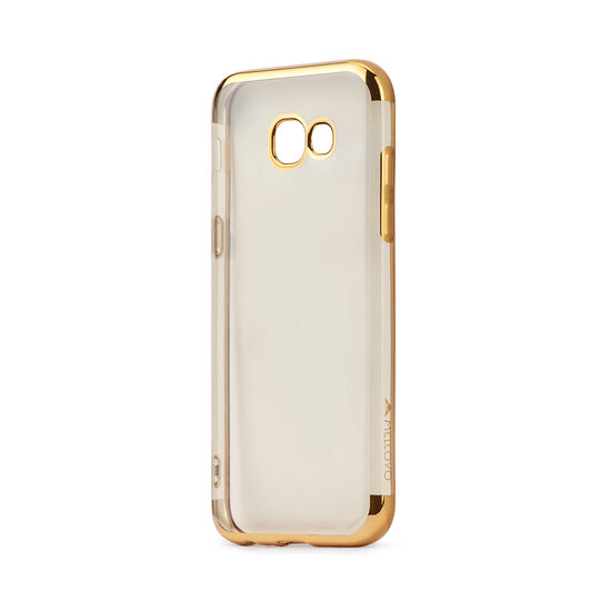 Husa Samsung Galaxy A5 (2017) Meleovo Silicon Flash Soft II Gold 360
