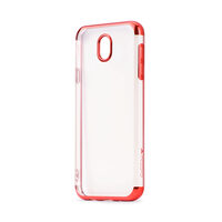Husa Samsung Galaxy J7 (2017) Meleovo Silicon Flash Soft II Red 360