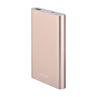 Acumulator extern Devia King Kong Power Bank Champagne Gold 8000 mAh incarcare rapida QC2.0