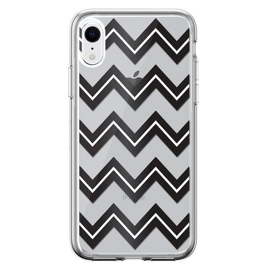 Husa iPhone XR Devia Silicon Bowen Series Black (cu model electroplacat)