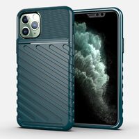Husa iPhone 11 Pro Max Lemontti Thunderbolt Dark Green