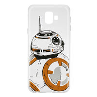 Husa Samsung Galaxy J6 Plus Star Wars Silicon BB-8 009 Clear