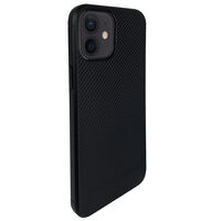 Husa iPhone 12 Mini Lemontti Carbon Pro Negru