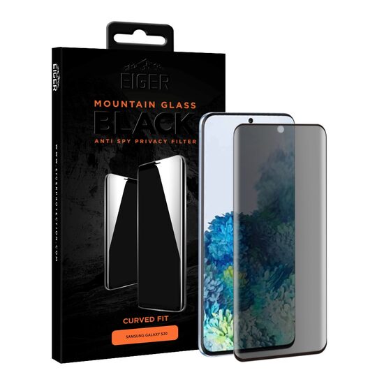 Folie Samsung Galaxy S20 Eiger Sticla 3D Privacy Mountain Glass Clear