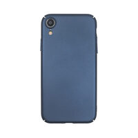 Carcasa iPhone XR Just Must Uvo Navy (material fin la atingere, slim fit)