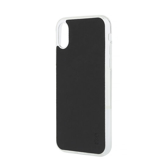 Husa iPhone X / XS Lemontti Silicon Vellur Negru