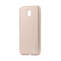 Carcasa Samsung Galaxy J3 (2017) Meleovo Metallic Slim 360 Gold (culoare metalizata fina)