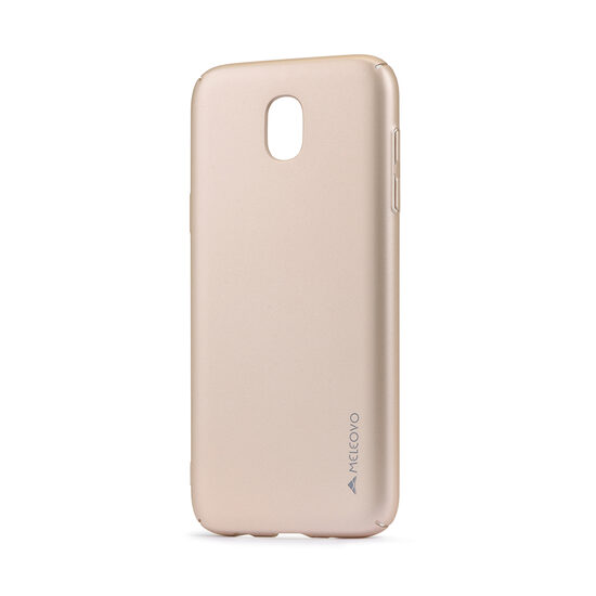 Carcasa Samsung Galaxy J3 (2017) Meleovo Metallic Slim 360 Gold (culoare metalizata fina)