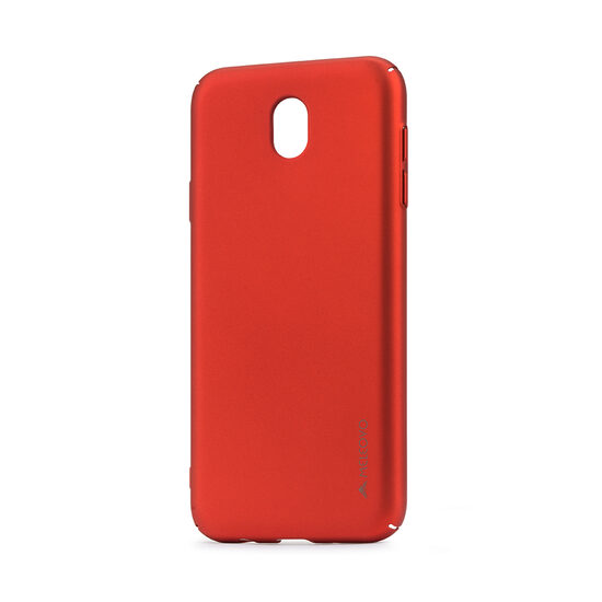 Carcasa Samsung Galaxy J3 (2017) Meleovo Metallic Slim 360 Red (culoare metalizata fina)