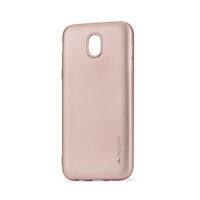 Husa Samsung Galaxy J5 (2017) Meleovo Silicon Soft Slim Rose Gold (aspect mat)