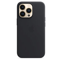 Husa Original iPhone 13 Pro Apple Leather, MagSafe, Midnight