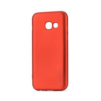 Husa Samsung Galaxy A3 (2017) Meleovo Silicon Soft Slim Red (aspect mat)