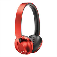 Casti True Wireless (Bluetooth) Baseus Encok D01 Red