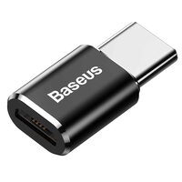 Adaptor Type-C la MicroUSB Baseus Mini Black